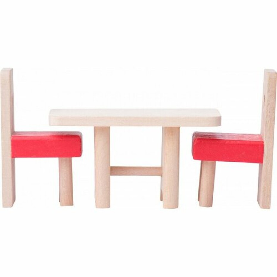 Woody Dvoupatrový domeček s balkonem a příslušenstvím, 55 x 26 x 51,5 cm - main (4)