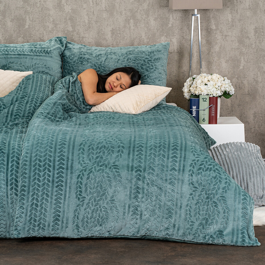 4Home Povlečení mikroflanel Knit, 140 x 200 cm, 70 x 90 cm - main (6)