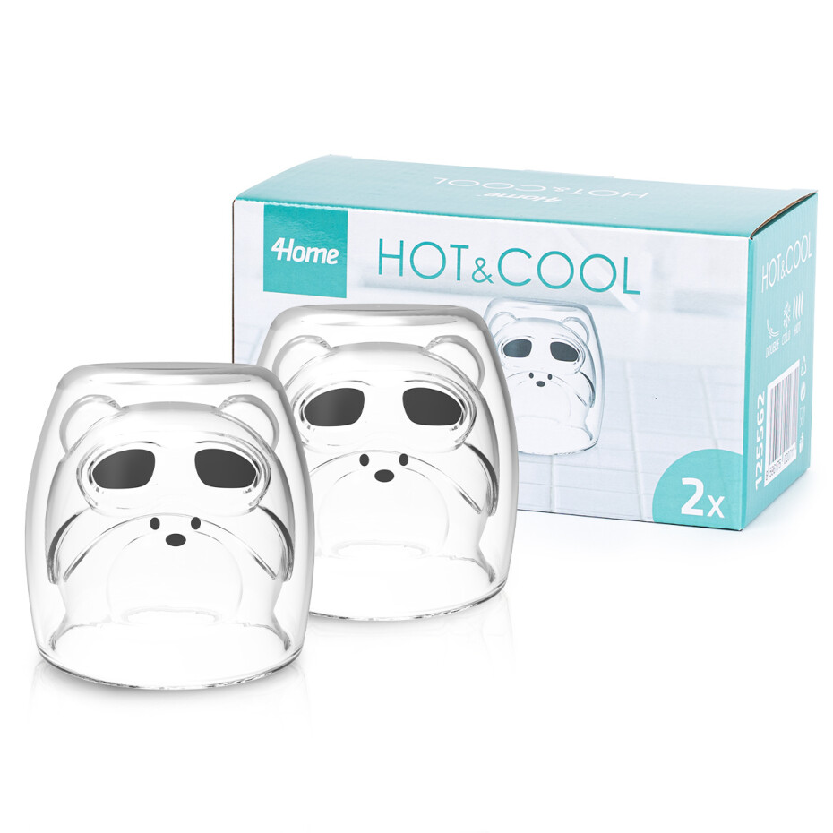 4Home Termo sklenice Hot&Cool Frosty Bear 250 ml, 2 ks - main (3)