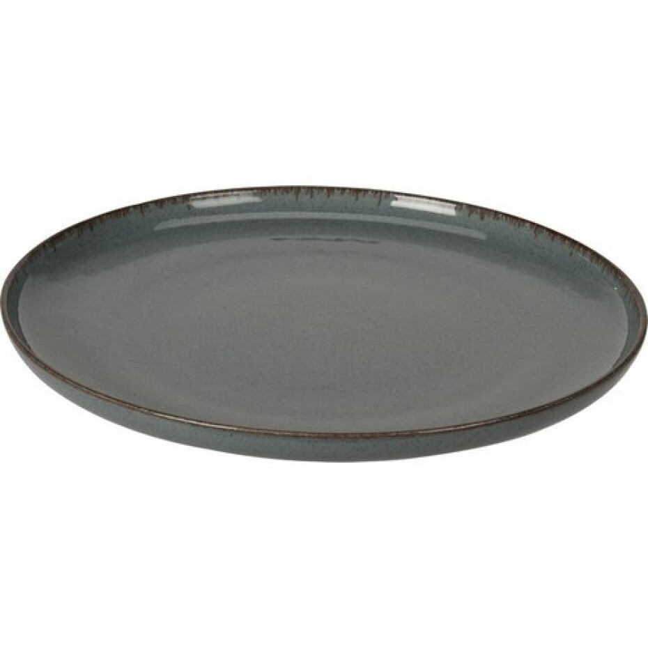 EH Porcelánový jídelní talíř pr. 27 cm, šedá - main (0)