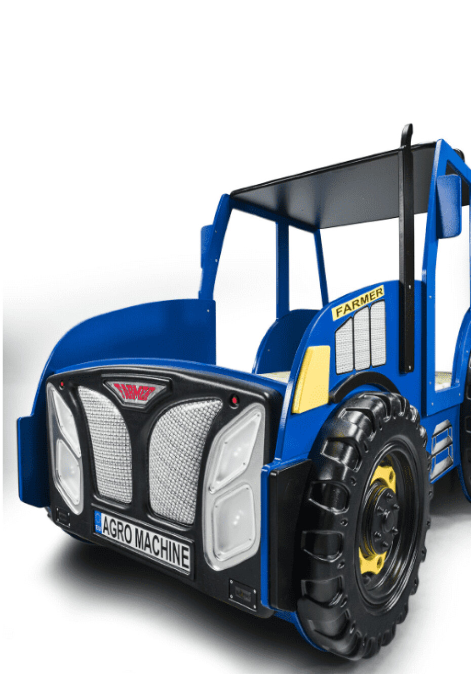 Detská posteľ Traktor modrý - main (1)
