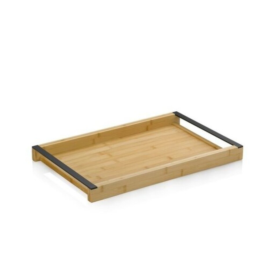 Kela Servírovací tác Kiril, bambus, černá, 43 x 27,5 x 4 cm - main (0)