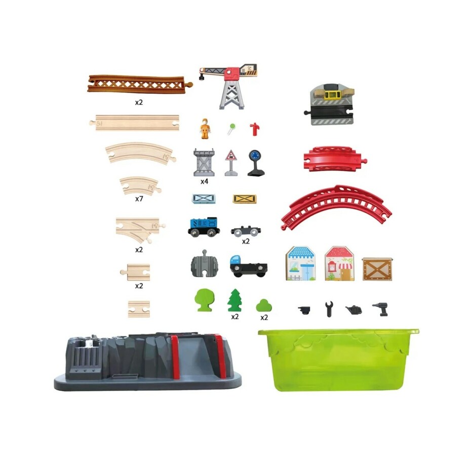 Hape Vláčkodráha s hracím boxem - main (5)