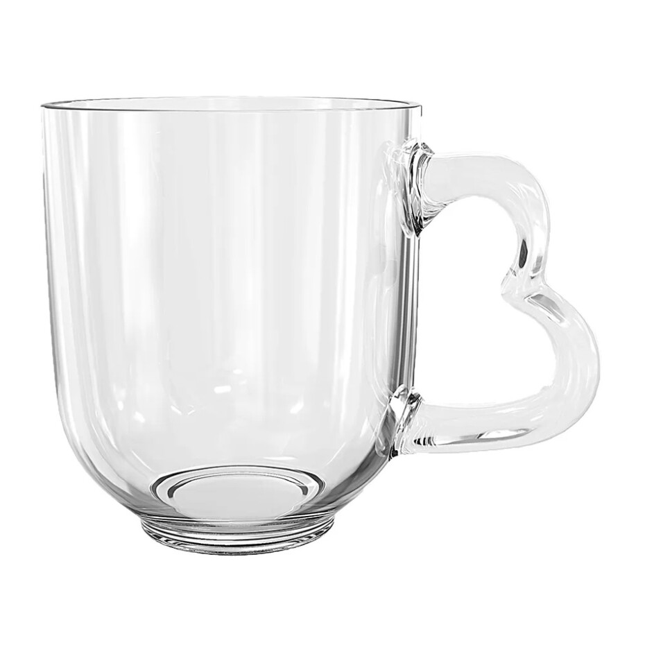 Altom Sada skleněných hrnků Heart, 310 ml, 6 ks - main (1)
