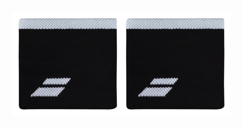 Potítka Babolat  Logo Wristband Black/White - main (0)