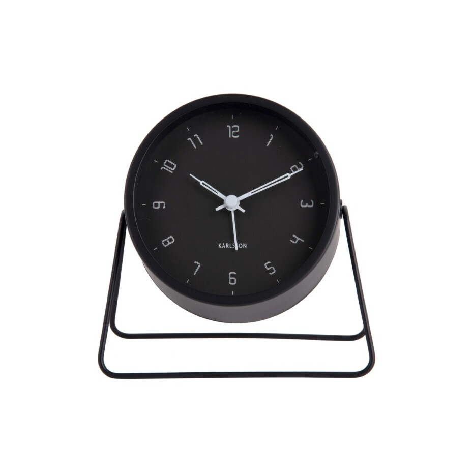 Karlsson 5952BK designový budík 13 cm - main (0)
