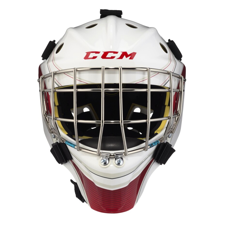 Brankářská hokejová maska CCM Axis 1.5 Žák (youth) OS (49-54 cm), bílá - main (11)