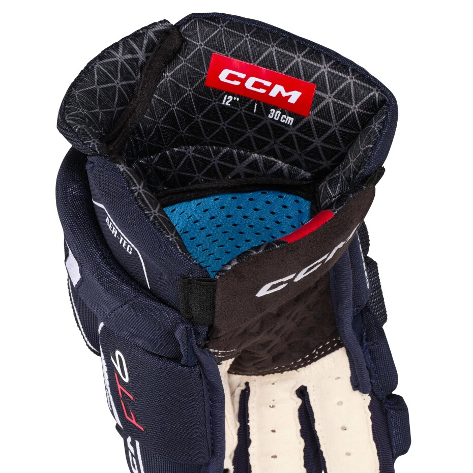 Hokejové rukavice CCM JetSpeed FT6 Navy/White Junior 10 palců - main (3)