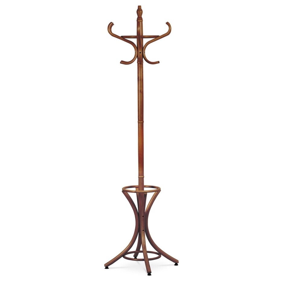 Dřevěný stojanový věšák, dub, 52 x 186 cm - main (2)