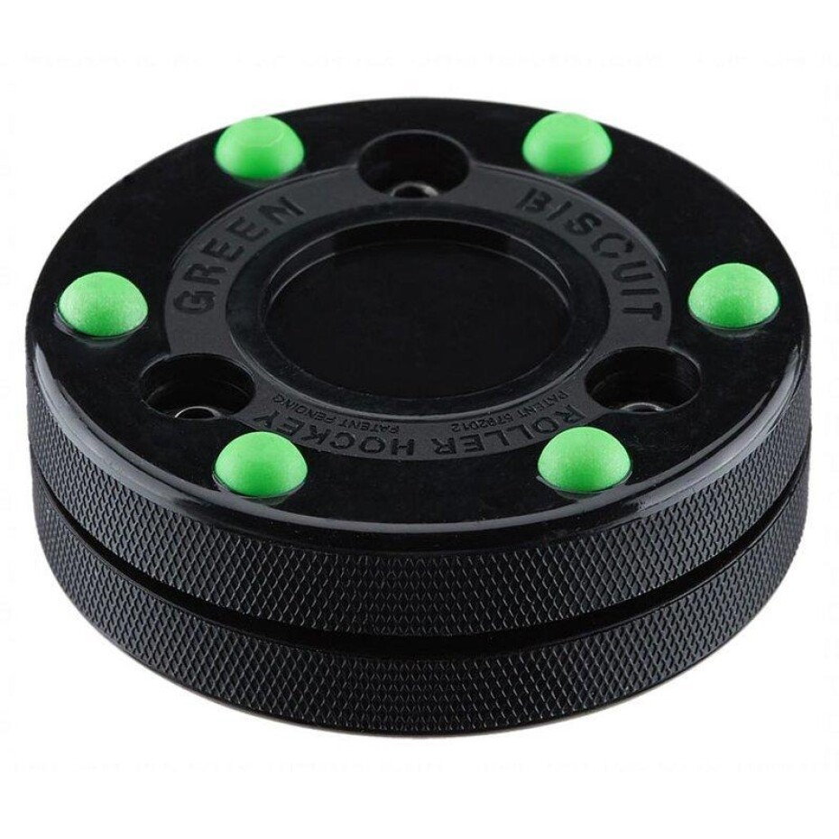 Green Biscuit Inline Puk Roller Hockey - main (0)