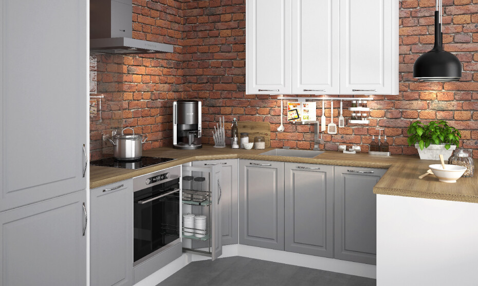 ArtExt Kuchyňská skříňka vysoká, D14 / RU / 2M 284 Emporium Barva korpusu: Bílá - main (5)