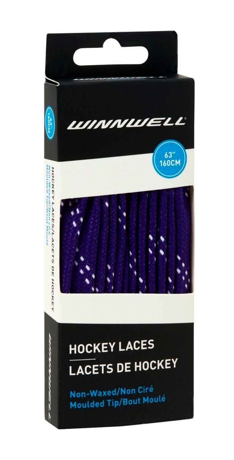 Hokejové tkaničky WinnWell  Purple  330 cm - main (1)