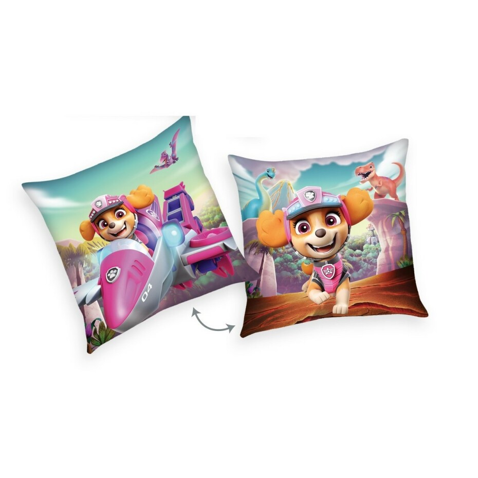 Herding Polštářek Paw Patrol Dino Rescue růžová, 40 x 40 cm - main (0)