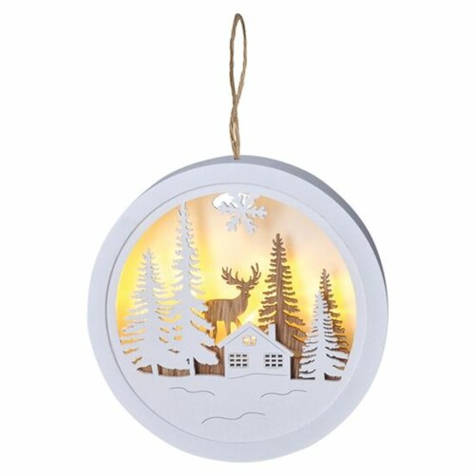 Solight Dekorativní LED obrázek Winter time - main (0)