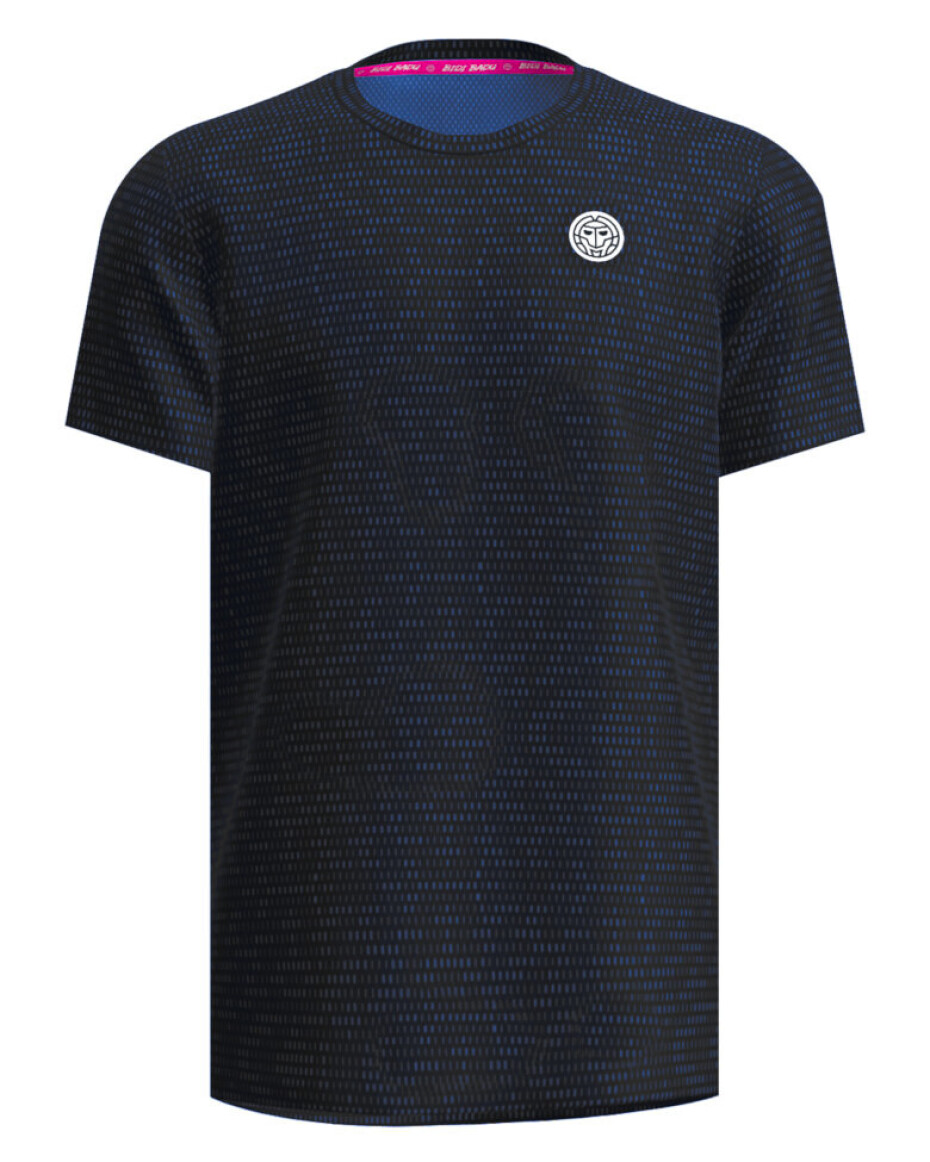 Pánské tričko BIDI BADU  Spike Crew Two Colored Tee Dark Grey/Blue M - main (0)
