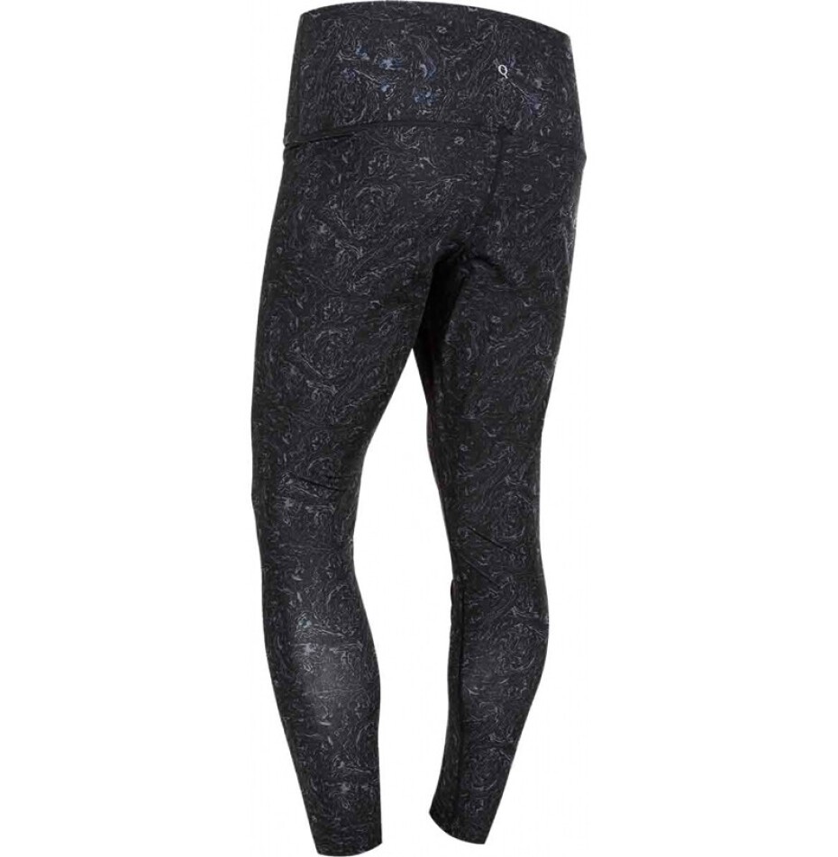 Dámské legíny Endurance  Q Lucy Long Printed Tights Grey EUR 44 - main (2)