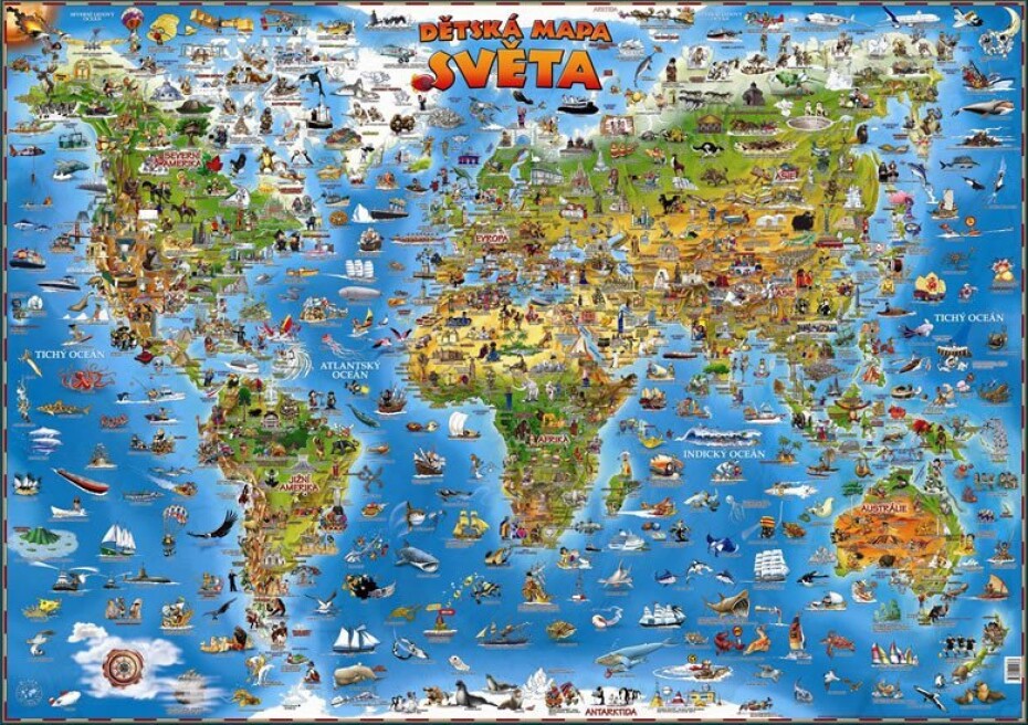 Dětská mapa světa, 3.  vydání - main (0)