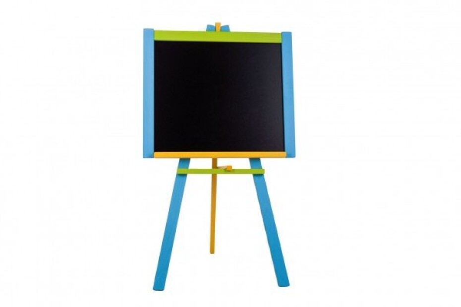 Tabule stojanová modrá sololit dřevěná 100x56cm v krabici 57x101x6,5cm - main (0)
