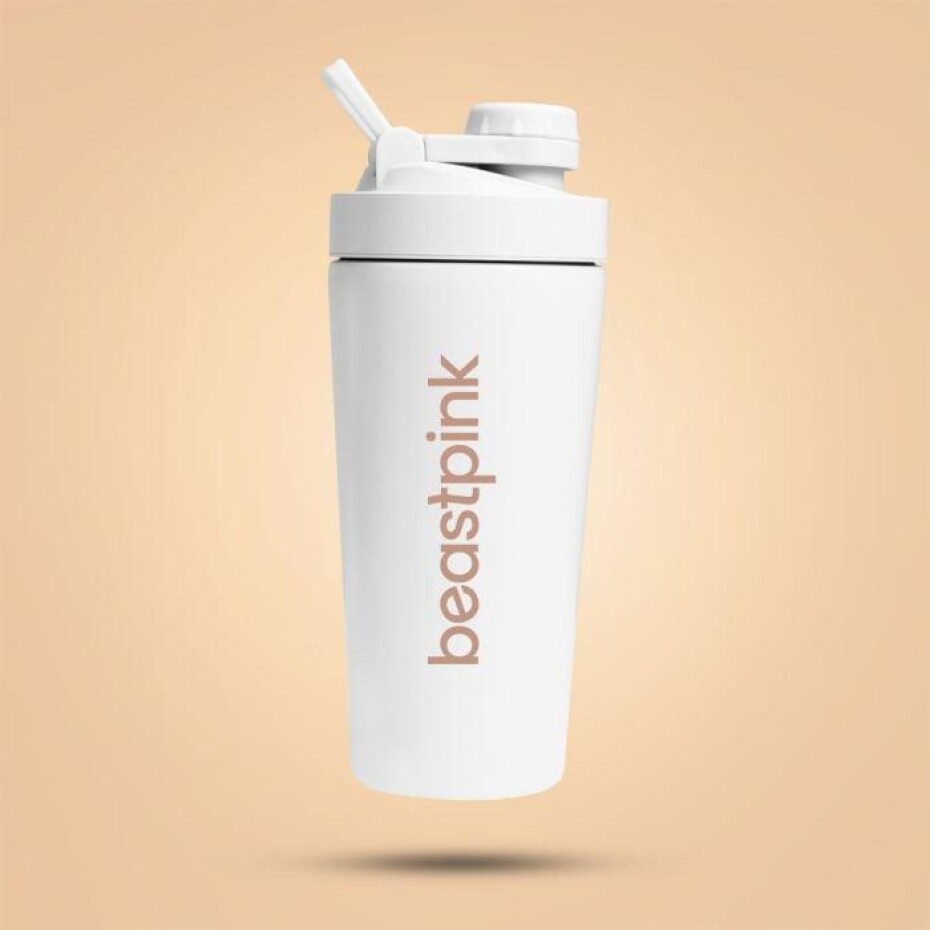 BeastPink Šejkr Steel 650 ml White - main (0)
