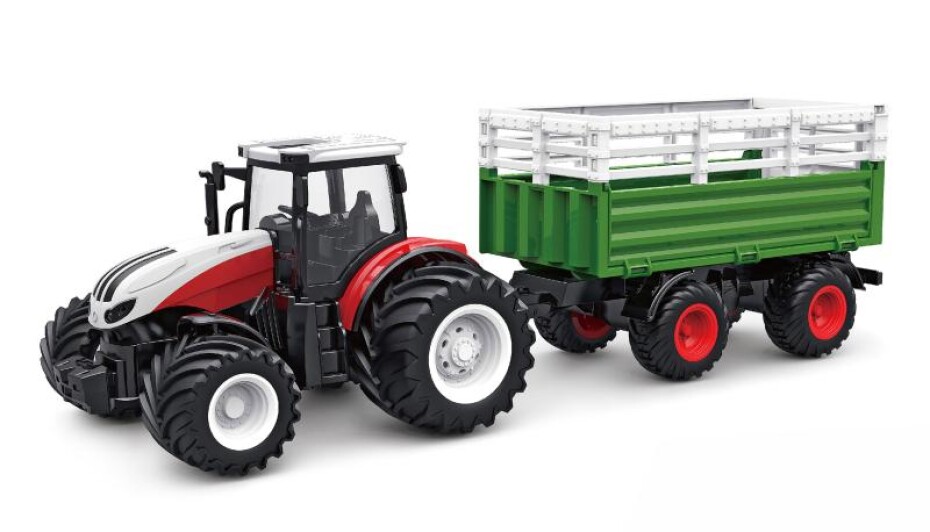 Amewi RC TRAKTOR 2,4 Ghz s vozem pro zvířata, světla, zvuk 1:24 RTR - main (0)
