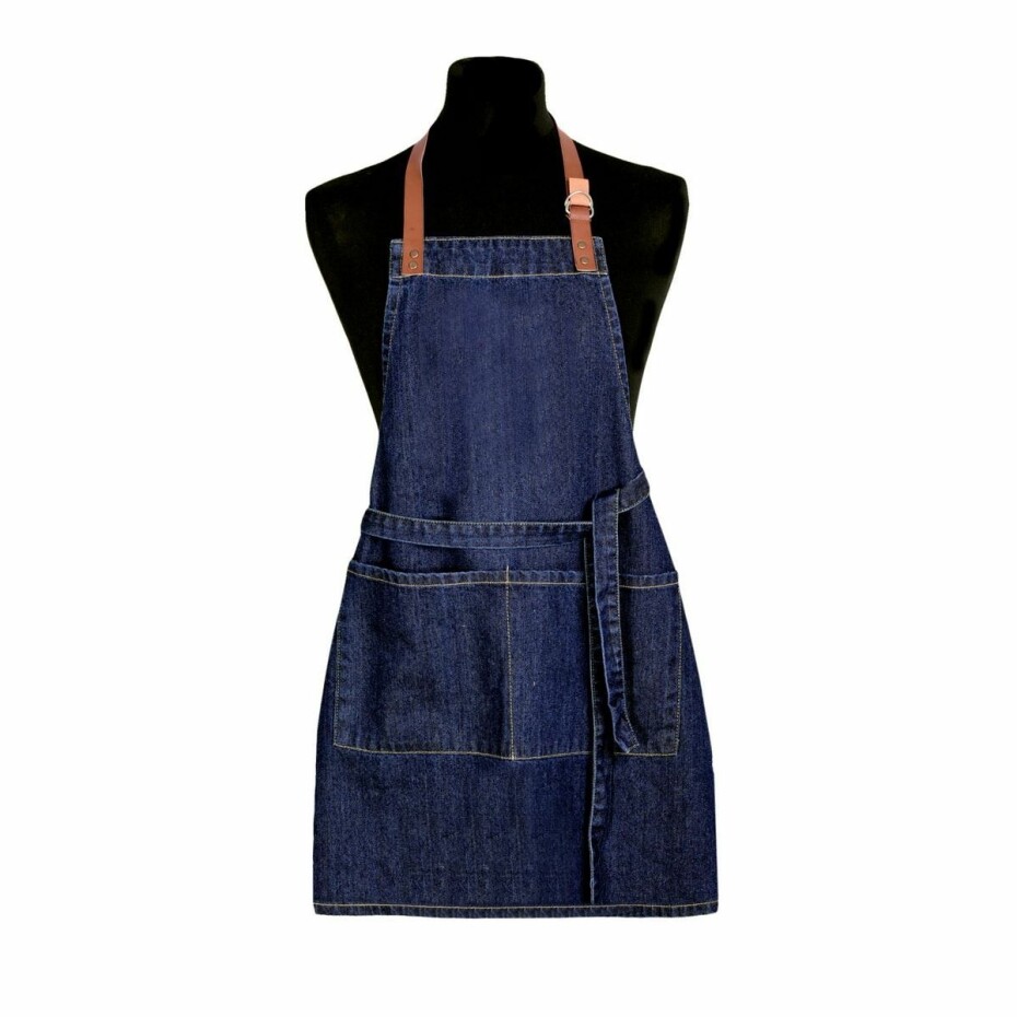 Forbyt Dětská zástěra Jeans tmavě modrá, 50 x 70 cm - main (0)