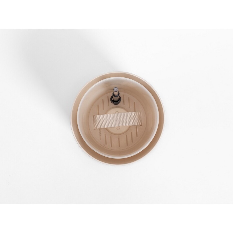 Plastia Samozavlažovací květináč Tolita béžová, pr. 19 cm - main (1)