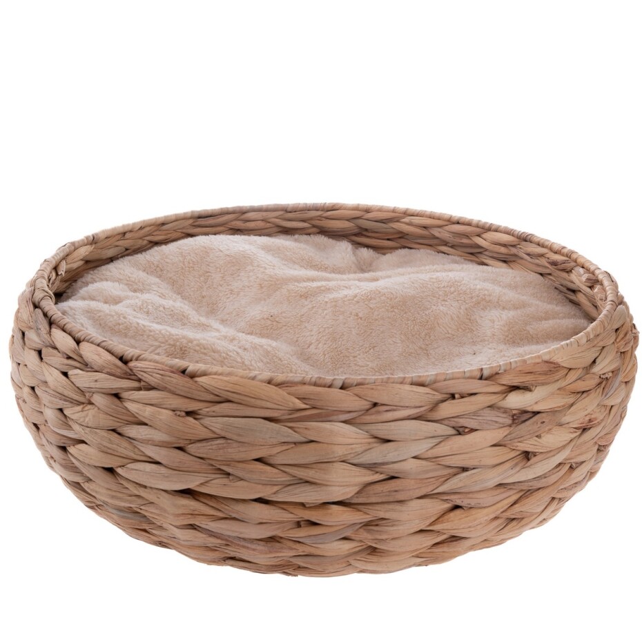 Pletený pelíšek pro kočky béžová, 43 x 15 cm - main (0)