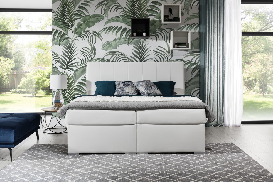 Artelta Manželská postel BOLERO Boxspring | 140 x 200 cm Bolero barva: Sawana 05, Bolero rozměr: 140x200 cm - main (13)