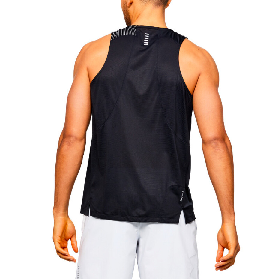 Pánské tílko Under Armour  Qualifier ISO CHILL Singlet Black M - main (2)