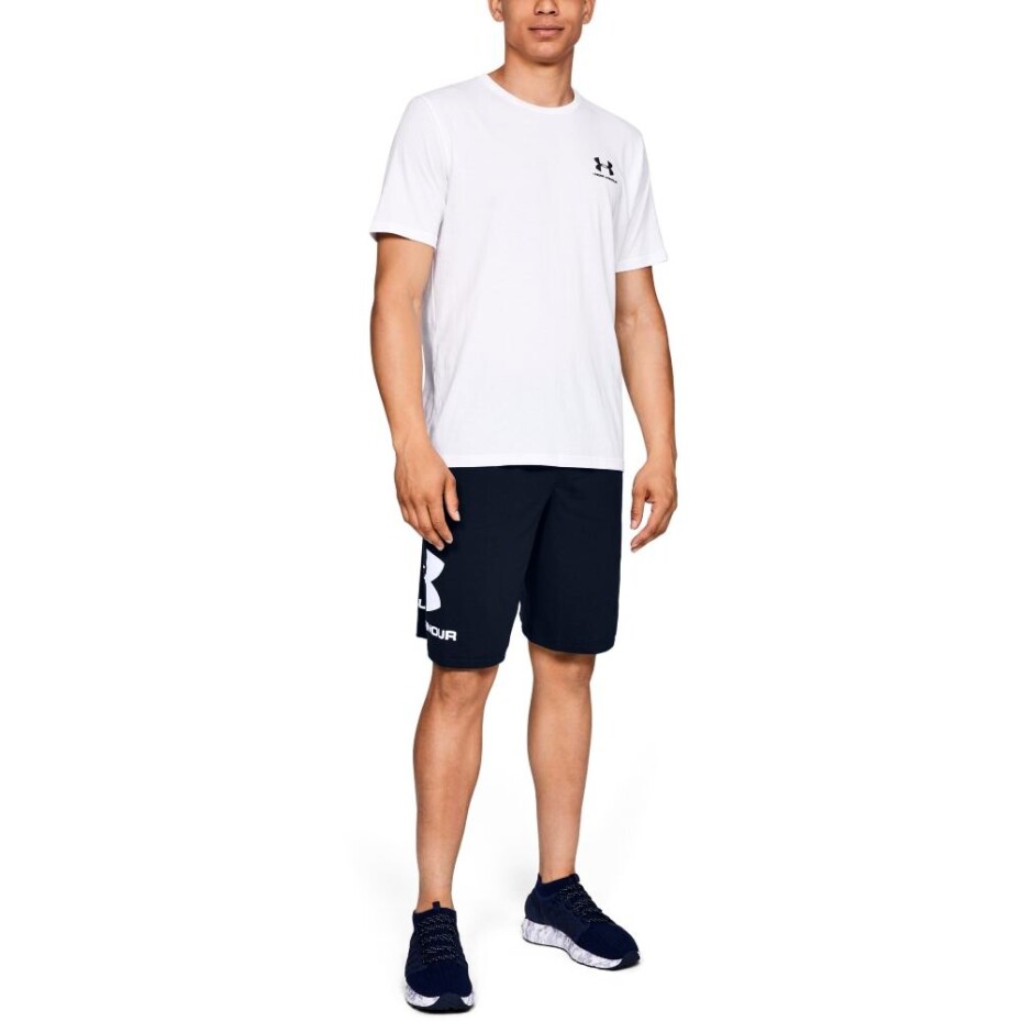 Pánské šortky Under Armour  COTTON BIG LOGO SHORTS blue S - main (3)