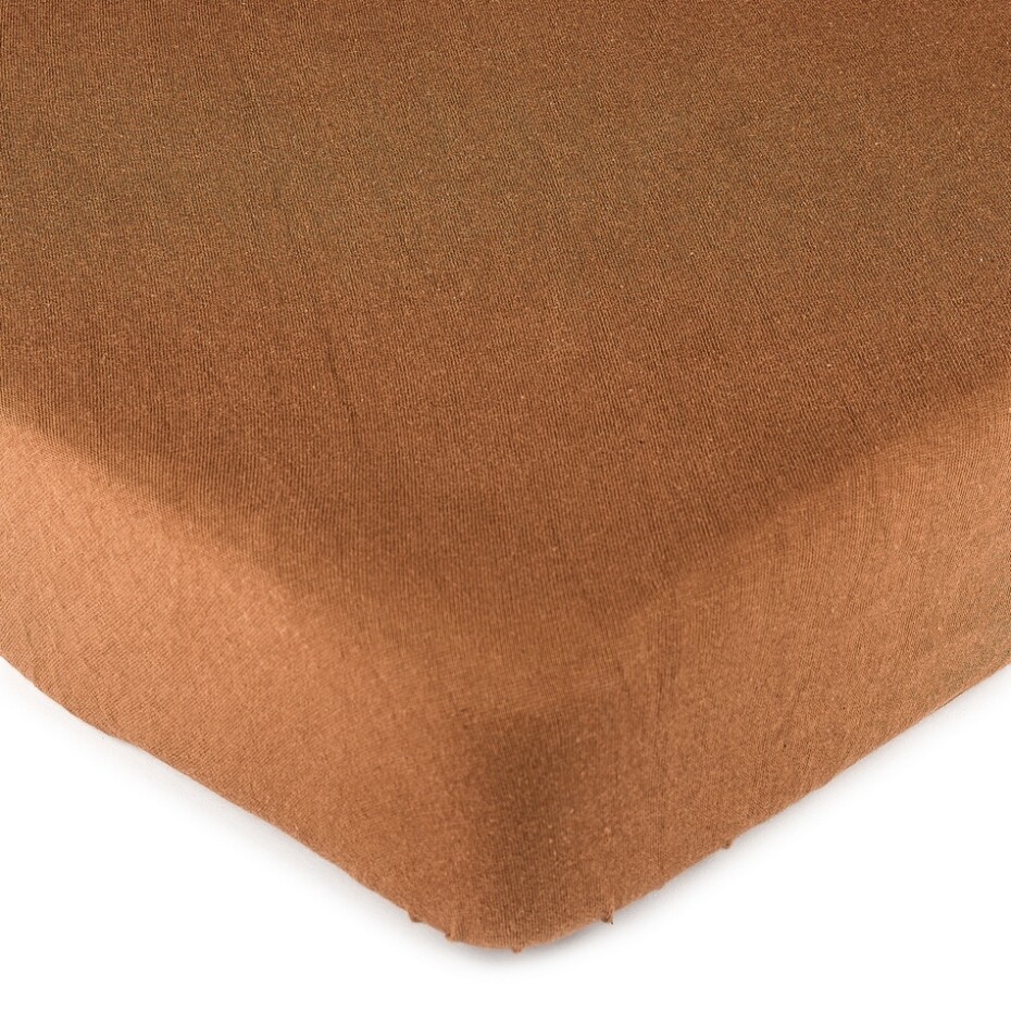 4Home jersey prostěradlo hnědá, 90 x 200 cm - main (0)