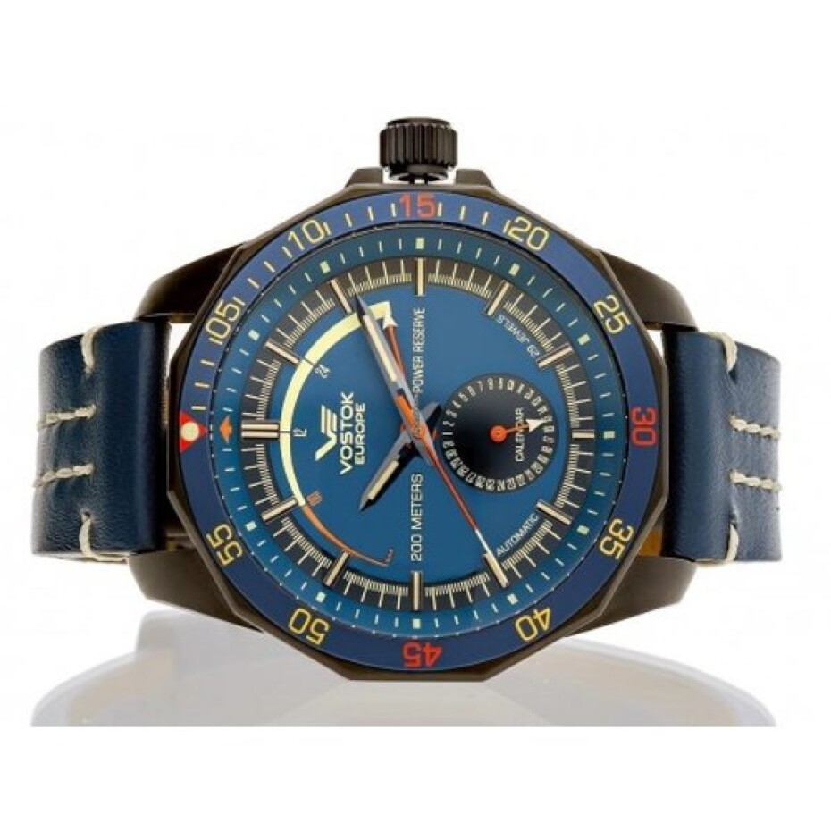 Vostok Europe N-1 Rocket Automatic Power Reserve NE57-225C564 - Kožený řemínek - main (3)