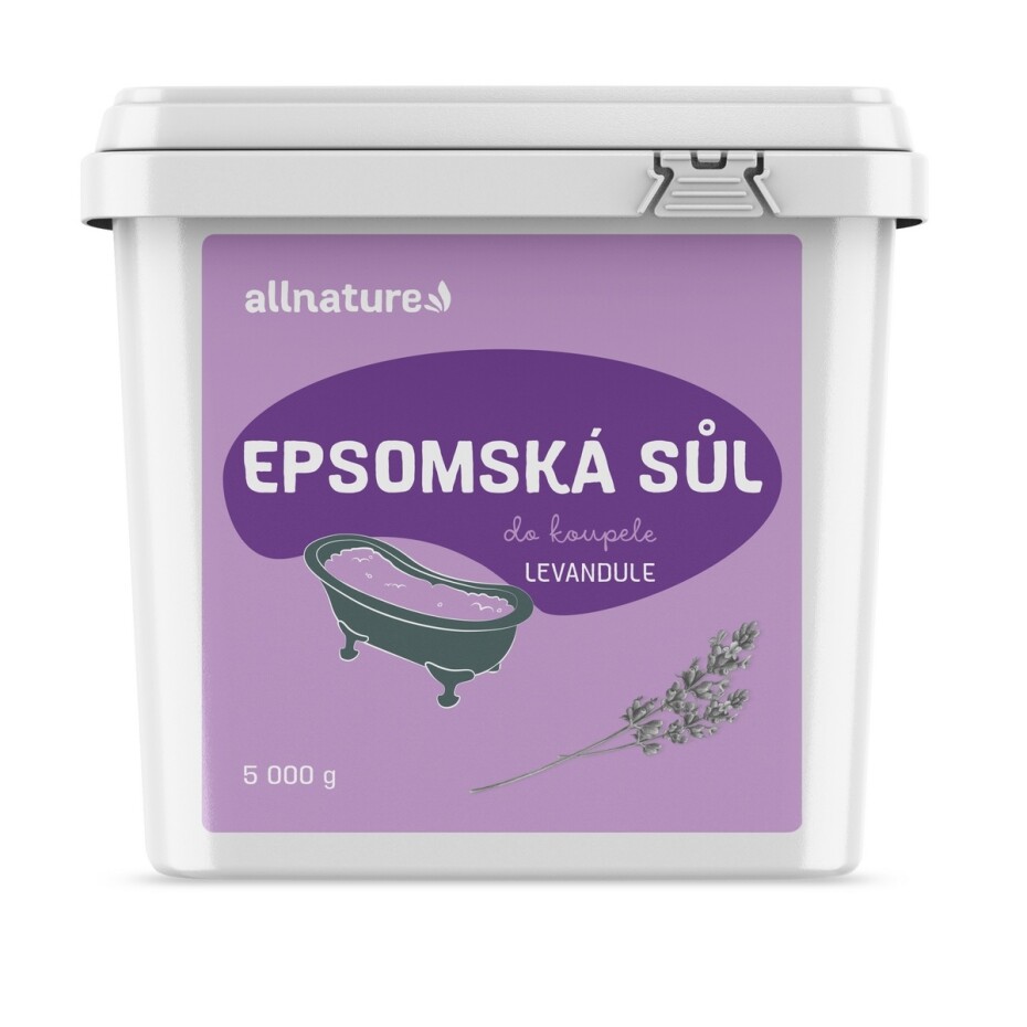 Allnature Epsomská sůl Levandule 5 kg - main (0)