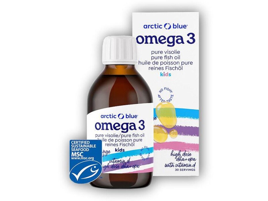 Arctic blue Kids Omega 3 150ml (450mg DHA, 380mg EPA Vitamin D 400IU) - main (0)