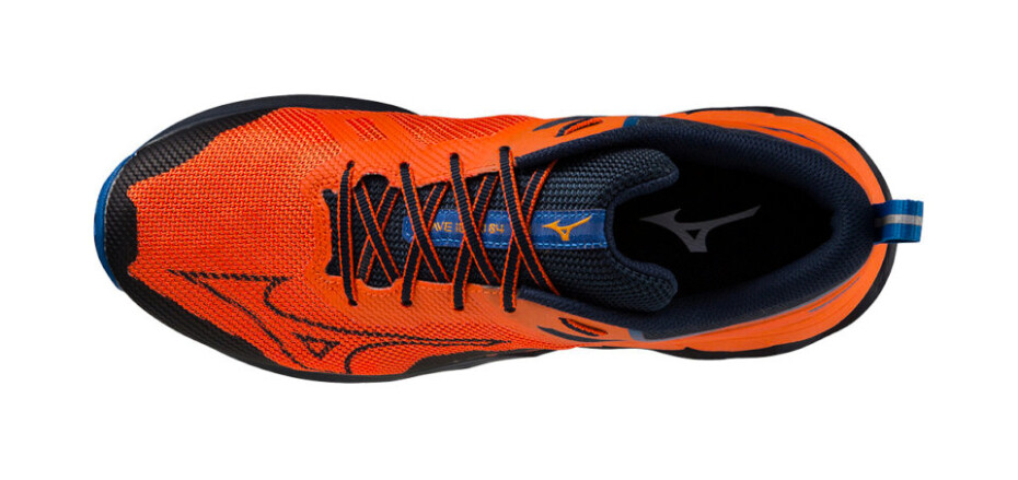 Pánská běžecká obuv Mizuno Wave Ibuki 4 Tigerlily/Dress Blues/Snorkel Blue UK 7 - main (2)