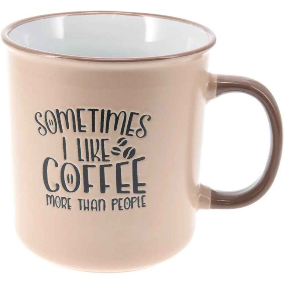 Kameninový hrnek Coffee krémová, 710 ml - main (0)