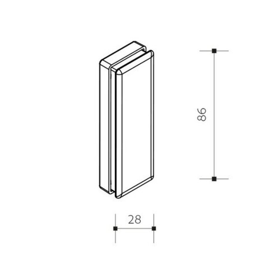 Panlux Vypínač bezdrátový Click Thin DIM černá, IP66 - main (1)