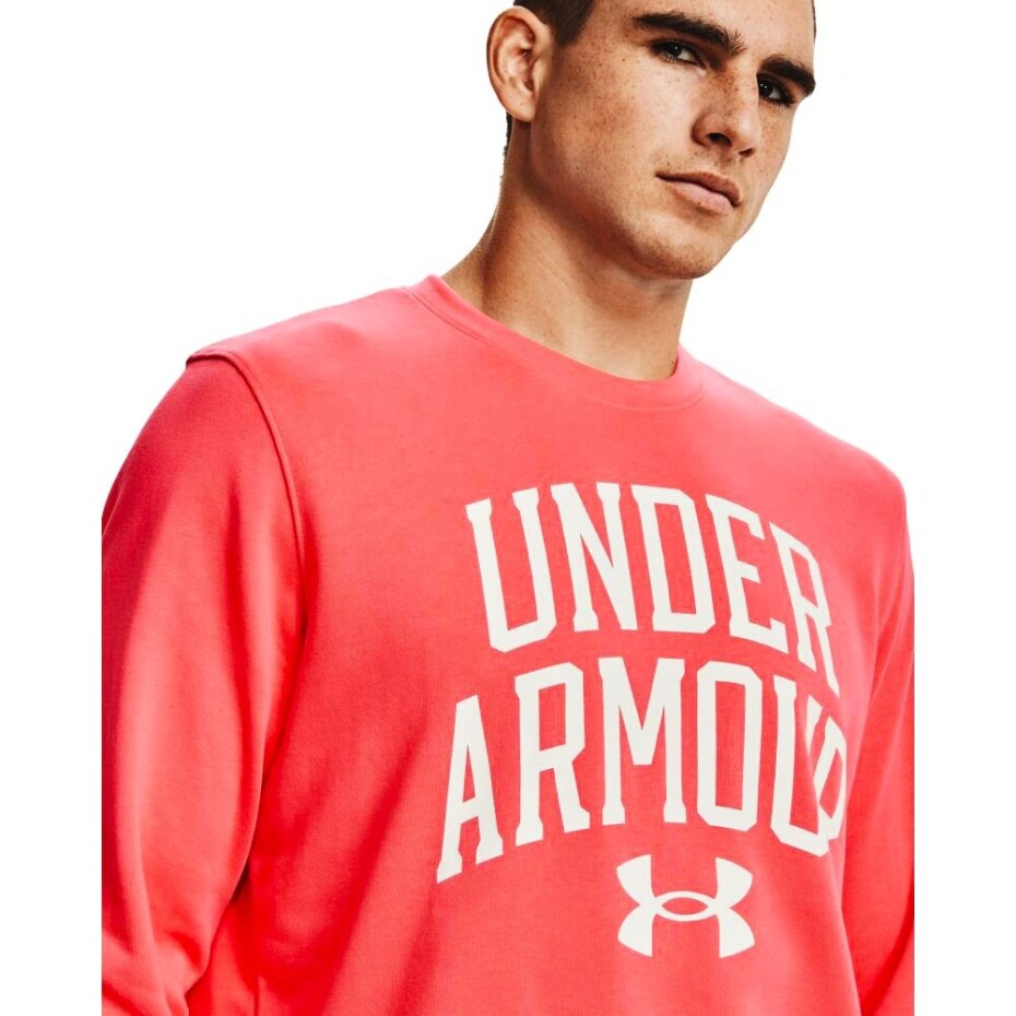 Under Armour UA RIVAL TERRY CREW Červená - main (3)