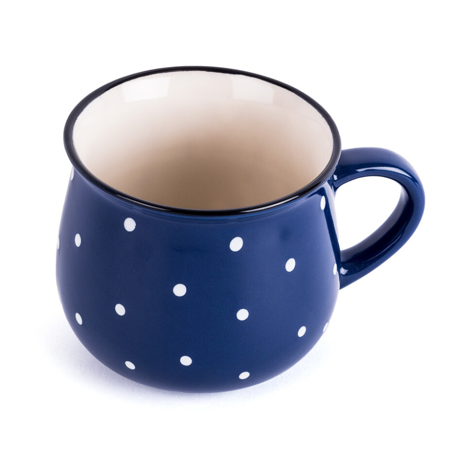 Keramický hrnek Dots 230 ml, modrá, 230 ml - main (0)