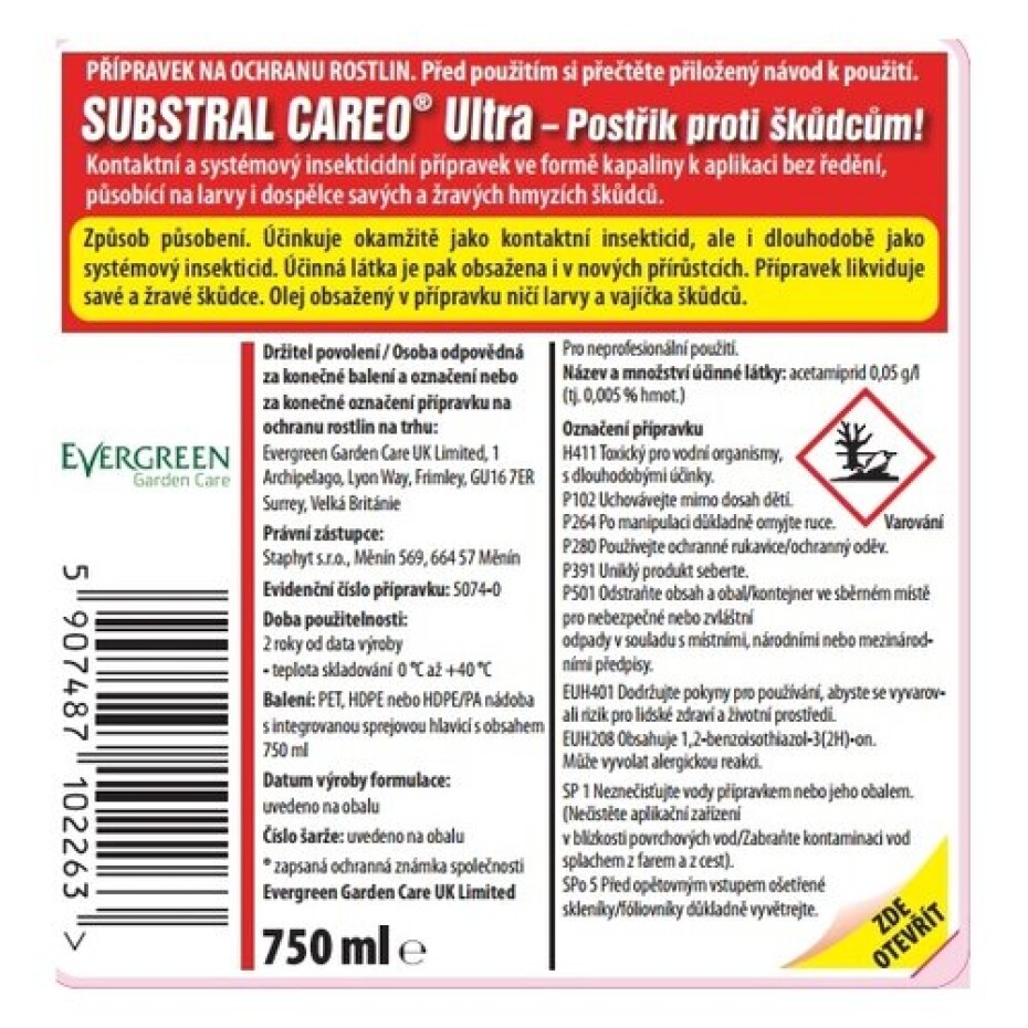 Substral Careo postřikovač, 750 ml - main (1)