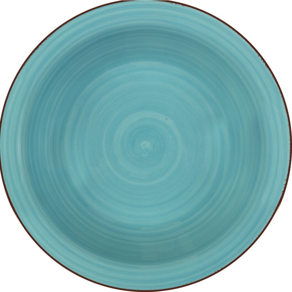 Lamart LT9094 keramický hluboký talíř Happy, pr. 21,5  cm, modrá - main (0)