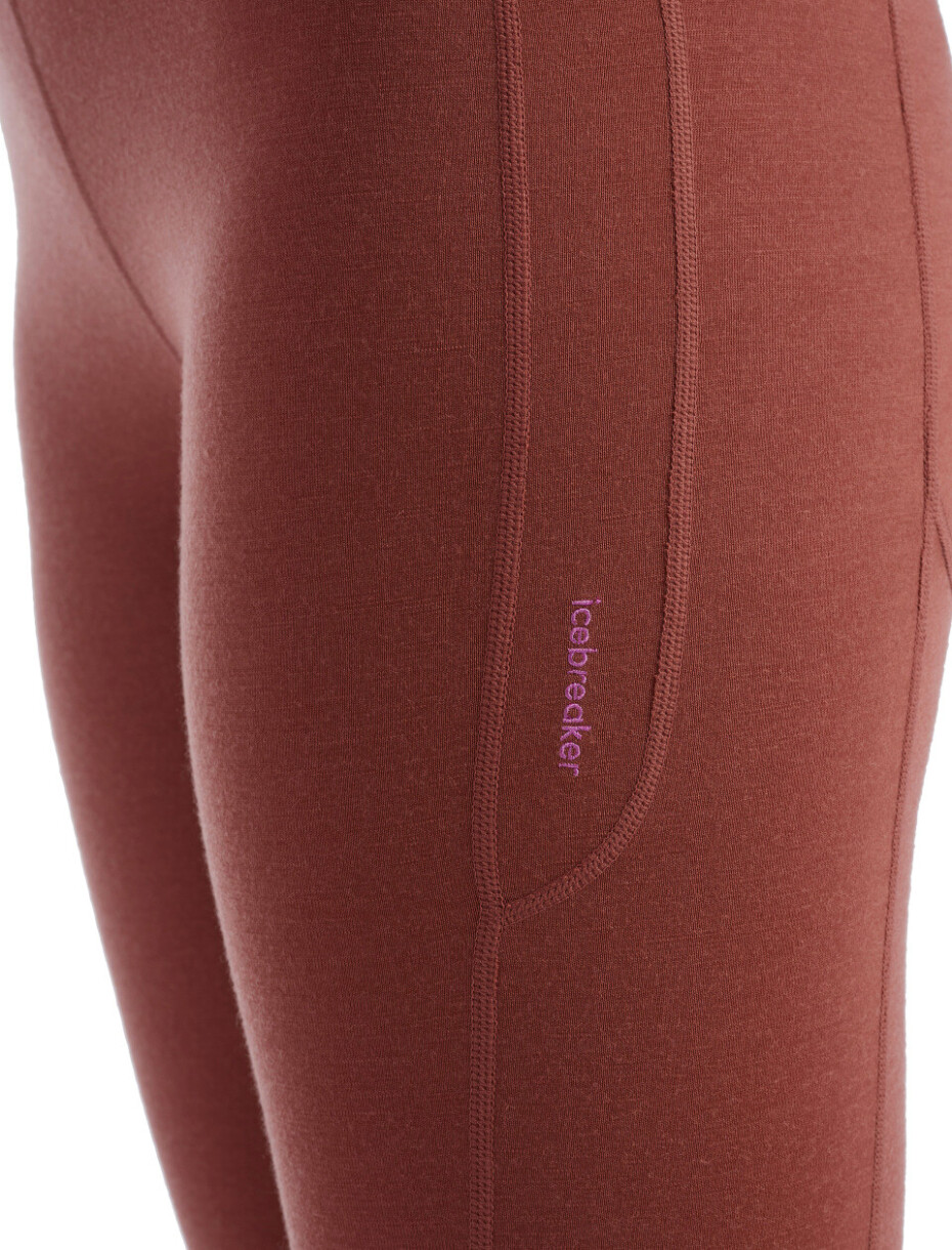Dámské legíny Icebreaker  Fastray High Rise Tights Grape S - main (2)