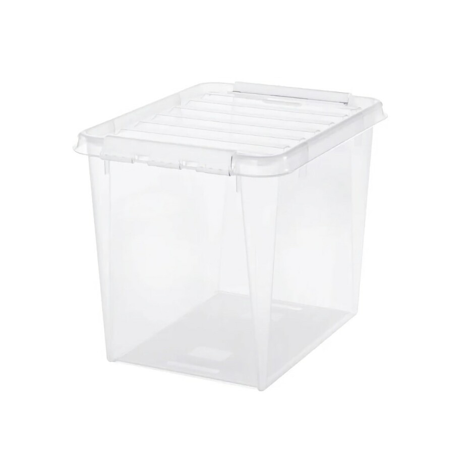 SmartStore Úložný box s bílými klipy Classic, 52 l, 52 l - main (0)