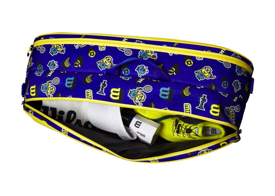 Dětská taška na rakety Wilson  Minions V3.0 Team 6Pk - main (4)