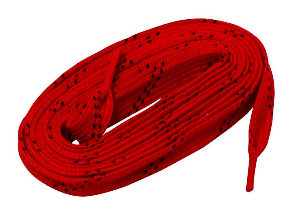 Hokejové tkaničky WinnWell  Red  244 cm - main (0)