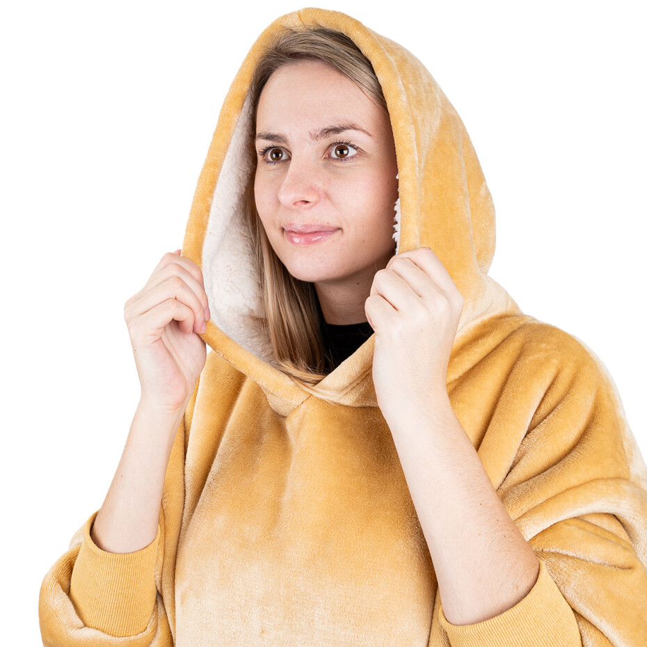 4Home Beránková mikina mikroplyš Beige, uni S - dětské - main (4)