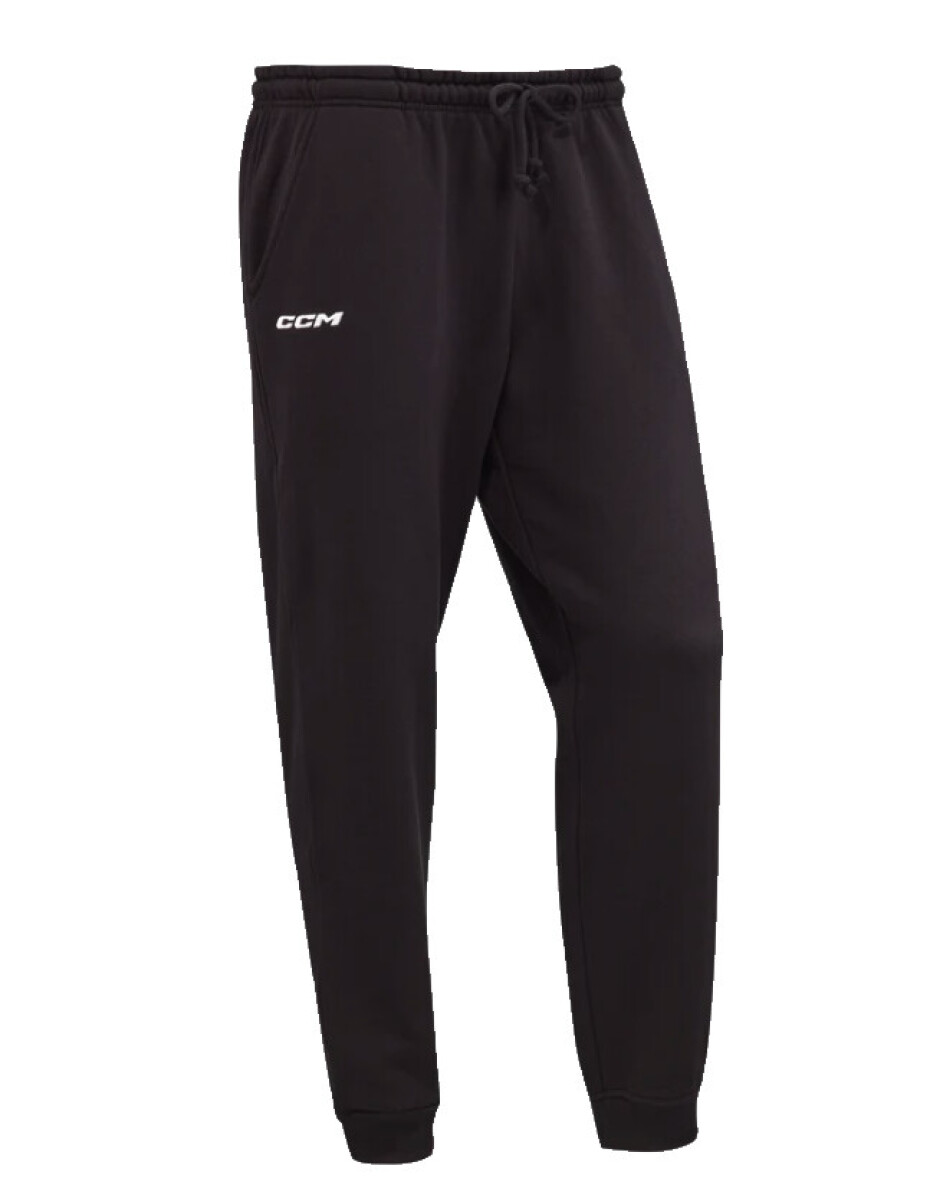 Pánské kalhoty CCM  Team Fleece Cuffed Jogger Black - main (0)