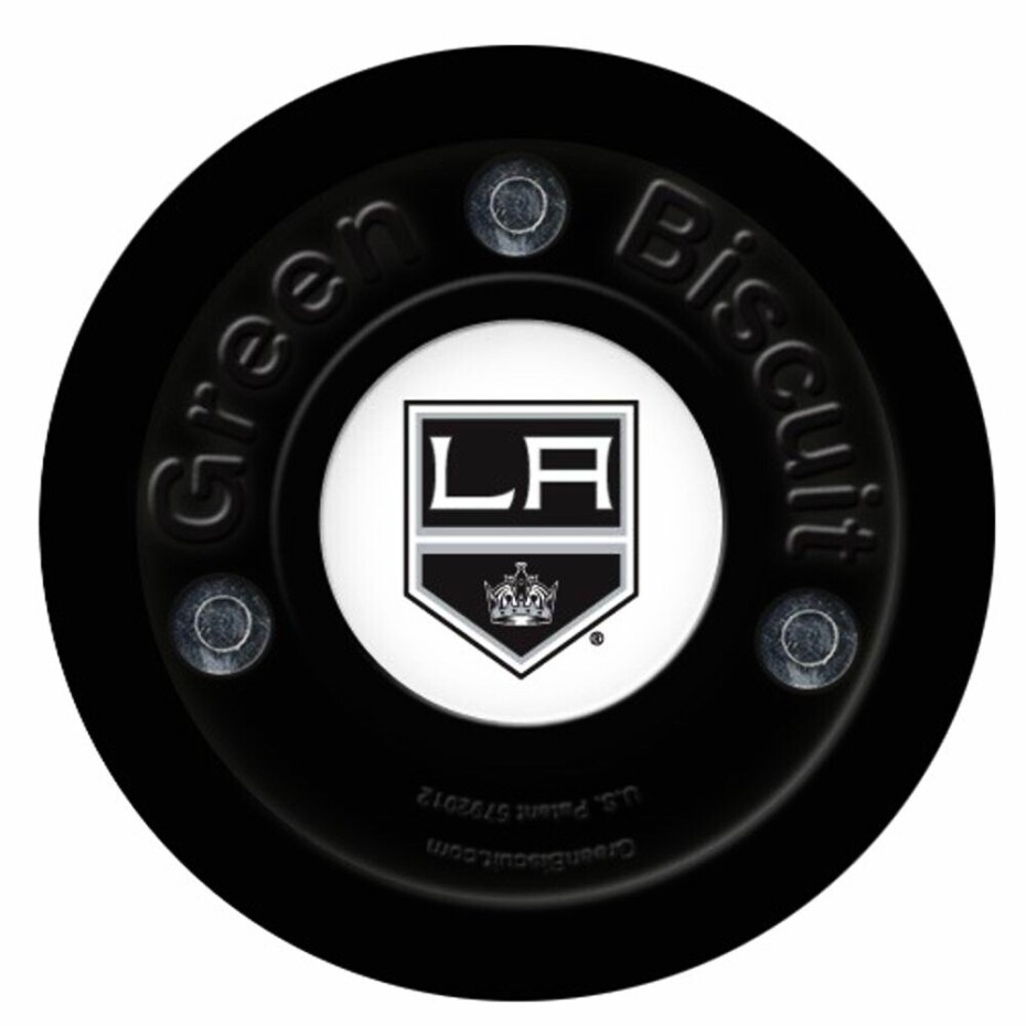 Tréninkový puk Green Biscuit  LA Kings Black - main (0)