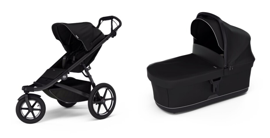 Sportovní kočárek Thule Urban Glide 3 Black + korbička Black - main (0)
