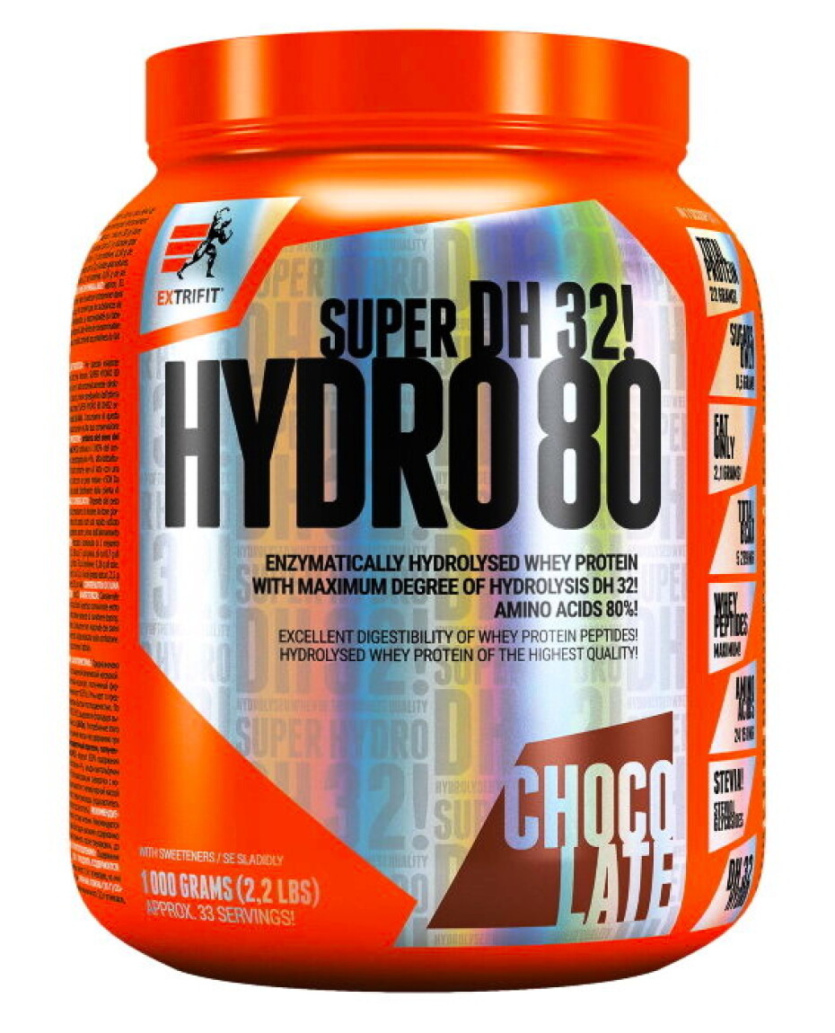 Extrifit Hydro 80 Super DH32 1000 g čokoláda - main (0)